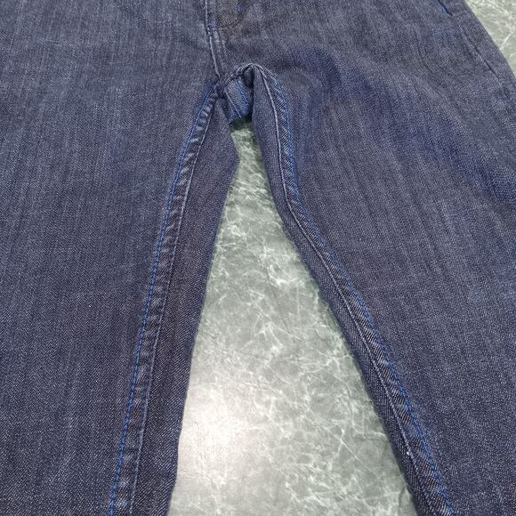 Vintage Y2K Low Rise Pepe Jeans London Straight Womens 31 Dark Denim Blue Stitch - Picture 16 of 16